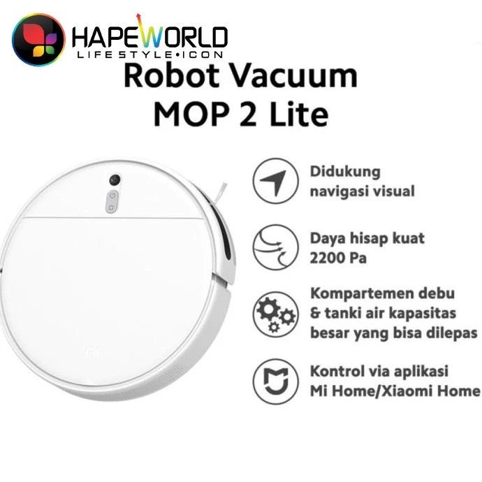 Xiaomi Mi Robot Vacuum-Mop Lite-GARANSI RESMI Lazada Indonesia