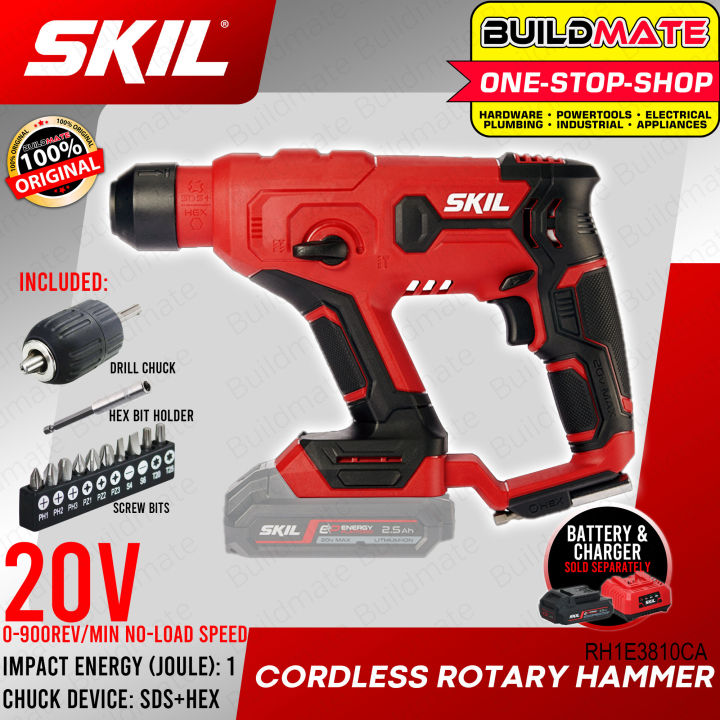 SKIL High Quality Cordless Rotary Impact Hammer Drill 20V RH1E3810CA