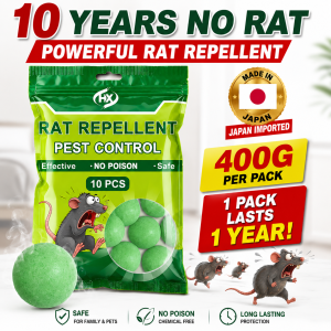 400G Mouse Repeller Rat Killer Mothballs for Rats Efficient Insect Rats Rat Repellant and Run Uses Multi Area Household Car Engine Motor Office Pipe Peppermint Balls Pests Rat Repellent Pills Non-toxic Mice Rodent Repellent