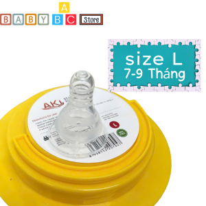 Núm Vú Cổ Hẹp Aki Núm ti cho bé Siêu Mềm 1 Bịch 1 Cái
