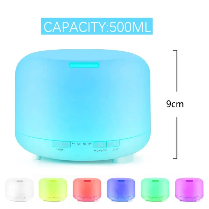 500ML%207%20LED%20Humidifier%20with%20Essential%20oil%20Ultrasonic%20Aromatherapy%20Essential%20Oil%20Diffuser%20AIr%20Purify%20-%20Image%204