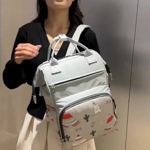 Autumn and Winter 2024 New style large-capacity backpack fashionable multi-functional handbag for mothers on the go