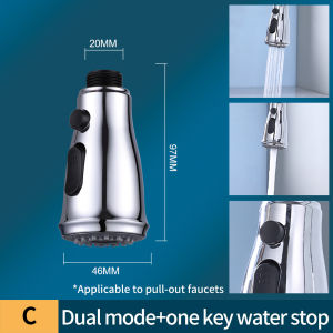 3 Modes Adjustable Tap 360° Swivel Booster Faucet Sprayer Quick Clean Sink Faucet Water Saving Accessories