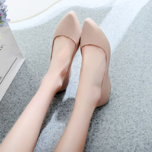 [Free Shipping] Pointed Toe Womens Flat Shoes with Soft Sole Jelly Comfortable Work Shoes Waterproof Shallow Sandals Versatile All-Season Slip-On Shoes