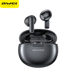 Awei T87 Mini Bluetooth Earpiece ENC Noise Cancellation HD Calls Headset HiFi Sound High Definition Sound Quality Wireless Earbuds 0.06s Low Latency Gaming Headphone With Speaker Earphones Classic Design Durable and Attractive Local Warranty