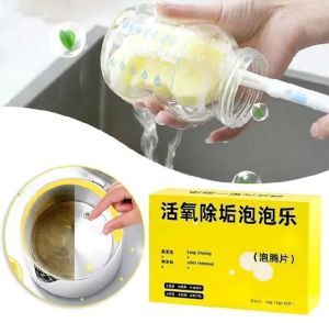 Tablet effervescent Penghilang kerak oksigen Caps pembersih piring