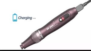 Wireless Skin Care Microneedling Pen Adjustable Speed Rechargeable Device for Facial Beauty