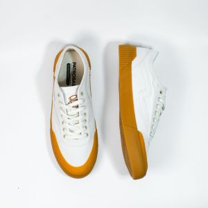 SEPATU PATROBAS EQUIP LOW WHITE GUM ( SIZE 35 - 45 ) - Sneakers Canvas Made in Indonesia
