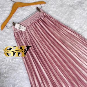Rok Cantik Plisket Bludru Jumbo Panjang 99 Cm Bahan Tebal Halus