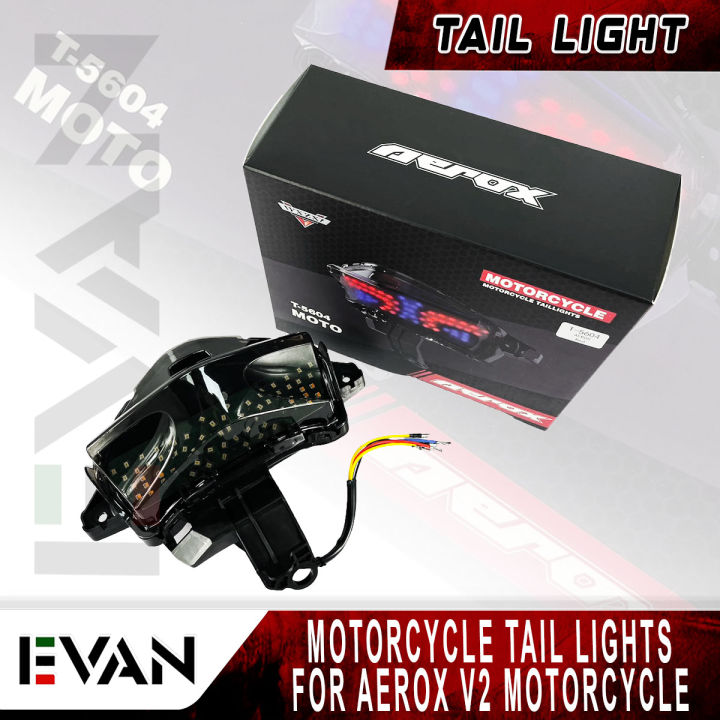 EVAN.SHOP MOTORCYCLE TAIL LIGHTS FOR AEROX V2 150/160 | Lazada PH