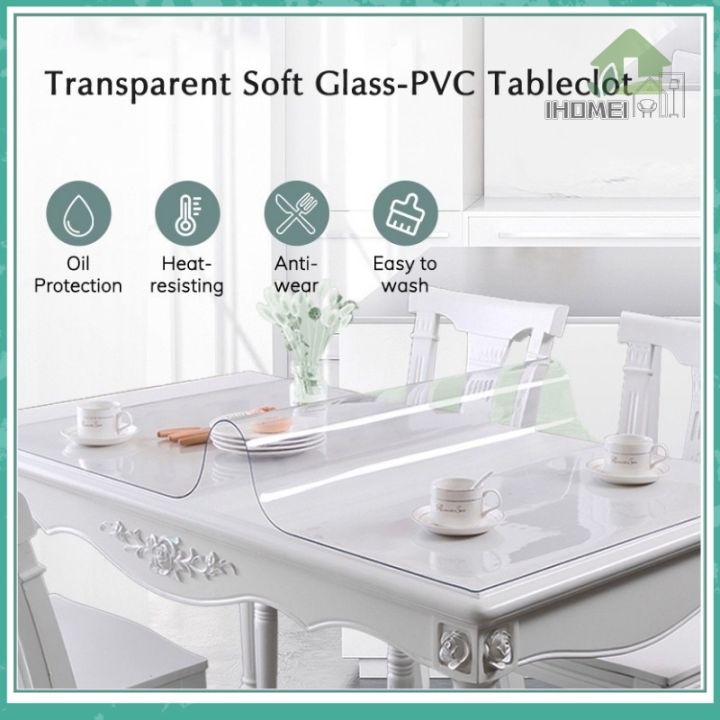 Pvc Table Cover Clear Plastic Table Cover Thick Pvc Table Cloth