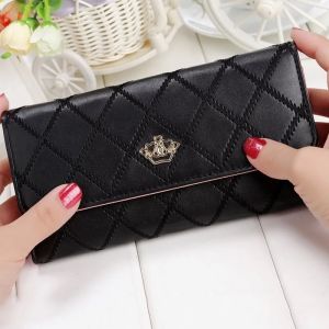 iFashion 1019 Women Multifunctional PU Leather Long Purse Wallet Korean Style Student Dompet Panjang Wanita Perempuan
