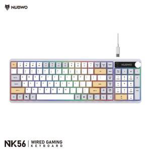 Keyboard Nubwo รุ่นNK56 Connection type USB Wirad มีไฟปรับไฟได้ ใช้กับ Tablet ได้ทุกรุ่น