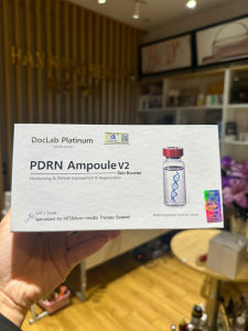 [CHÍNH HÃNG] Tế bào gốc mầm cá hồi phục hồi da yếu mỏng dưỡng trắng DocLap Platium PDRN Ampoule 5 lọ *5ml