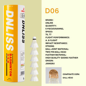 【Cắm trạng】 chống lông vịt lông ngỗng và cầu lông 12 quả bóng sợi trong nhà và bàn dùng ngoài trời quả bóng trận đấu đào tạo và giải trí