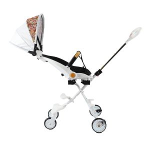 Stroller New 4 Wheels Magic Stroller Realeos Lightweight Trolly Baby Kids Shopping / Murah Stroller budak