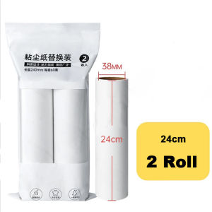 🇸🇬【SG stock】Dust Hair Roller Stick Retractable Fur Cat Dog Pet Clothes Cleaning Sticking Dust cleaner stick Paper Sticky Tearable Duster Remover Lints Catcher Lint Roller Dust Remover Sticky roller for floor Floor roller cleaner