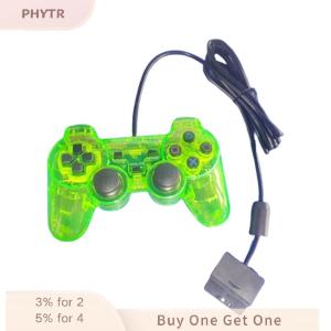 【จัดส่งภายใน 2-3 วัน】 ใหม่ล่าสุด1ชิ้นเกมแพดสำหรับเชื่อมต่อแบบมีสายสำหรับควบคุม PS2โซนี่ PS2 จอยสติ๊ก PSX สำหรับ Sony PSone จอยควบคุมแบบมีสาย