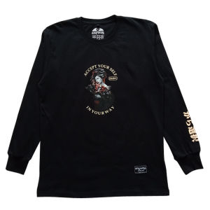 Anyway Kaos Panjang "In Your Way" Black 669