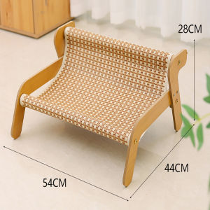 YOUYITIAOYU Cat Scratching Board Recliner Wear-Resistant Cat Sofa Bed Cooling Bamboo Chair Mat Sisal Katil Kucing