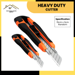 IGD || Retractable Utility Cutter Knife Heavy Duty