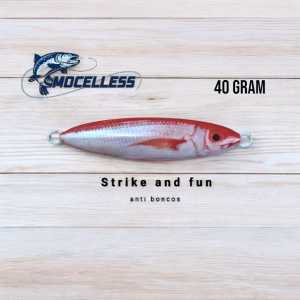 metal jig realistik mirip ikan kurisi 40 60 80 gram model colt snipper full GID