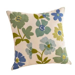 ปลอกหมอนปลอกหมอนผ้าใบผ้าฝ้ายเย็บมือหรูหราอุปกรณ์ตกแต่งเตียงโซฟา