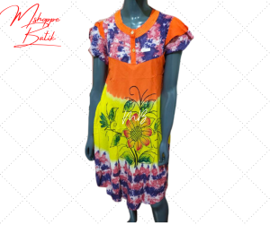 LG-2XL Batik w/Sleeves Pangbahay Daster for Women