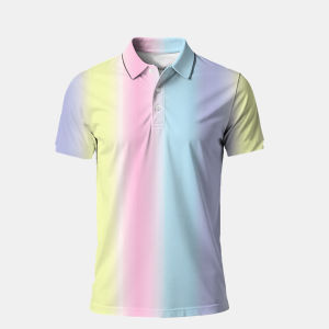 Summer Hawaiian Polo for Men Polo Shirt Short Sleeve Shirts