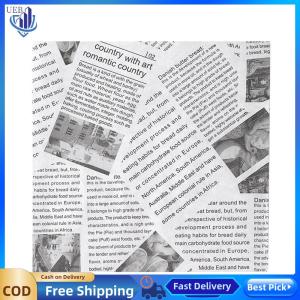 [Ueb Wholesale Center]500Pcs Greaseproof Deli Wrapping Sheets 25x25cm Basket Liners Food Picnic Paper Sheets for Burgers Bread