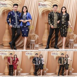 COUPLE KEBAYA TERBARU MOTIF BATIK / BAJU PASANGAN TERBARU COD