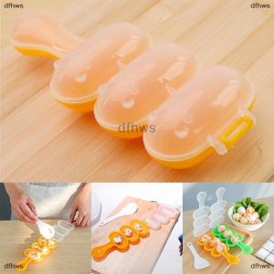 [COD] dfhws 2Pcs Set Baby Rice Ball Mold Shakers Food Decoration Kids Lunch DIY Sushi Maker Mould Kitchen Tools Bento Accessories