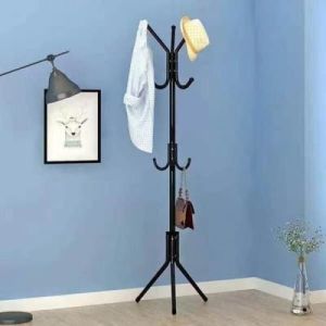 Standing Hanger Gantungan Besi Berdiri 9 Hook Rak Gantung Tas Baju Topi Aesthetic Hemat Tempat