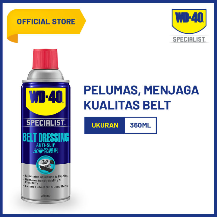 WD-40 Specialist Belt Dressing 360ml Perawatan Belt (Anti-Slip) Anti-Slip Belt Treatment Wd-40 - Lazada | Lazada Indonesia WD-40 Specialist Belt Dressing 360ml Perawatan Belt (Anti-Slip) Anti-Slip Belt Treatment Wd-40 - Lazada | Lazada Indonesia