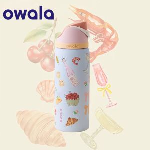 [STRICTLY AUTHENTIC] Owala UO×Exclusive FreeSip24/32oz Stainless-Steel Water Bottle with Locking Push-Button Lid