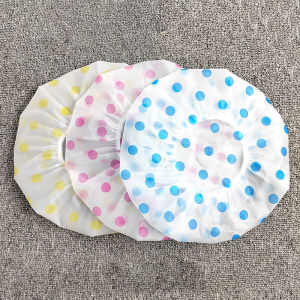 [Alex Do] Hot Sale Bashroom Shower Waterproof Cap Thicken Elastic Bath Hat Bathing Cap For Women Hair Salon Bashroom Supplies Women Shower Caps