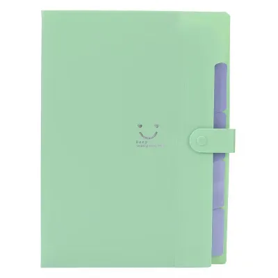 HTF A4 Plastic Expanding File Folders Accordion Document Organizer