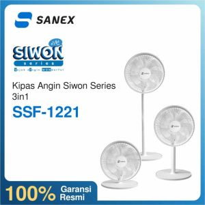 SANEX SSF-1221 R Kipas Angin 12 Inci + Remote (2in1 Low Watt)