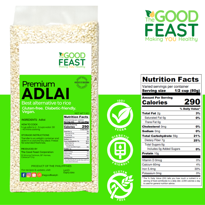 Adlai 500g The everyday Filipino grain alternative to white rice The Good Feast PH