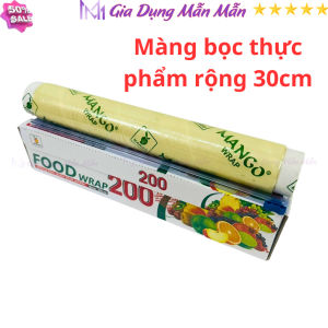 SKU120 - Màng bọc thực phẩm màng co FOOD WRAP 200 rộng 30cm - Gia Dụng Mẫn Mẫn