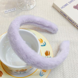 GRATIS ONGKIR - F6406 Aksesoris Rambut Wanita Lucu / Bando Pom Pom Lembut dan Halus / Bando Bulu Pom Pom Korean Style