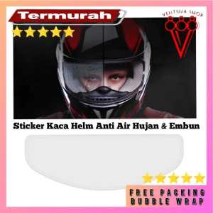 Promo Stiker Kaca Helm Anti Hujan Embun Fog Blur Cerah
