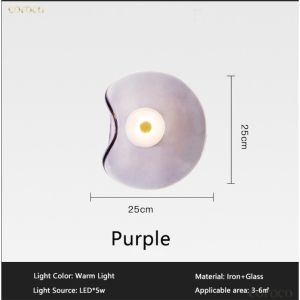 Nordic malist Wall Light Bedroom Living Room Background Wall Decoration Lamps Designer Round Bedside malist Wall Lamp