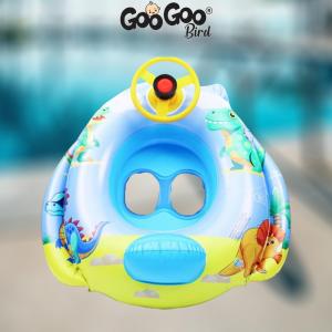 GOOGOO BIRD Inflatable Kids Swimming Ring Baby Seat Float With Steering Pelampung Budak