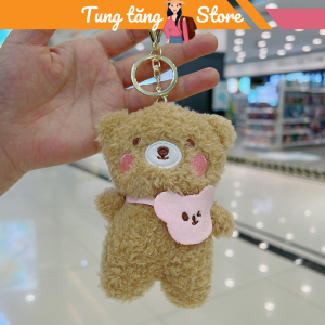 Móc khóa thú bông móc khóa gấu túi ngộ nghĩnh dễ thương mềm mại dùng treo balo túi xách treo móc khóa PKTTS06