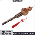[ammoon]C Keys Bamboo Hulusi Gourd Cucurbit Flute Ethnic Musical Instrument with Case. 