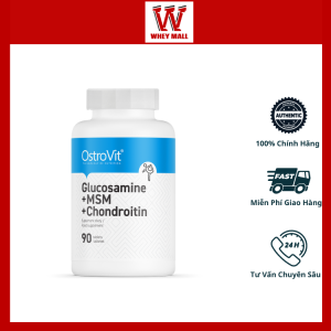 OSTROVIT GLUCOSAMINE + MSM + CHONDROITIN 90 VIÊN PHỤC HỒI TỔN THƯƠNG KHỚP - CHÍNH HÃNG