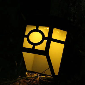 Warmtaste Led Lampu Solar Luar Rumah Wall Light Outdoor Waterproof Automatic Sensor Retro Garden Light Decoration Fence Light for House Taman Patio Yard Solar Christmas Lights 太阳能led灯户外