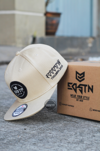 Topi Snapback Hip Hop Premium Distro Pria Dewasa EDSTN Bordir Tebal Six Panel Hat