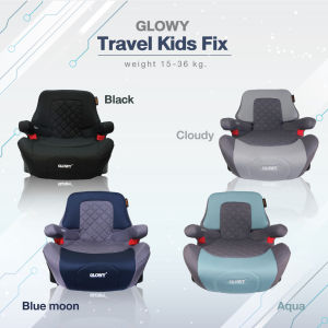 Glowy Star คาร์ซีท รุ่น Travel Kids Fix สีดำ สำหรับเด็ก 15 - 36 กก. Carseat